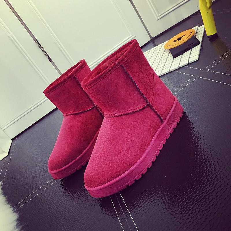 Botas Invierno Niña con Forro Cálido y Suela Antideslizante