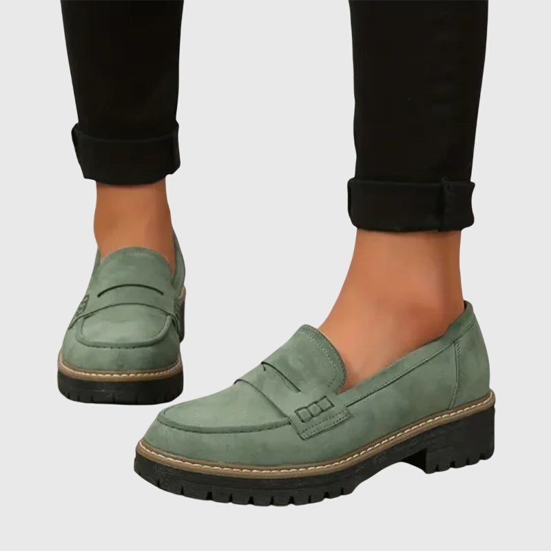 Mocasines Mujer Clásicos Piel Ajuste Confortable