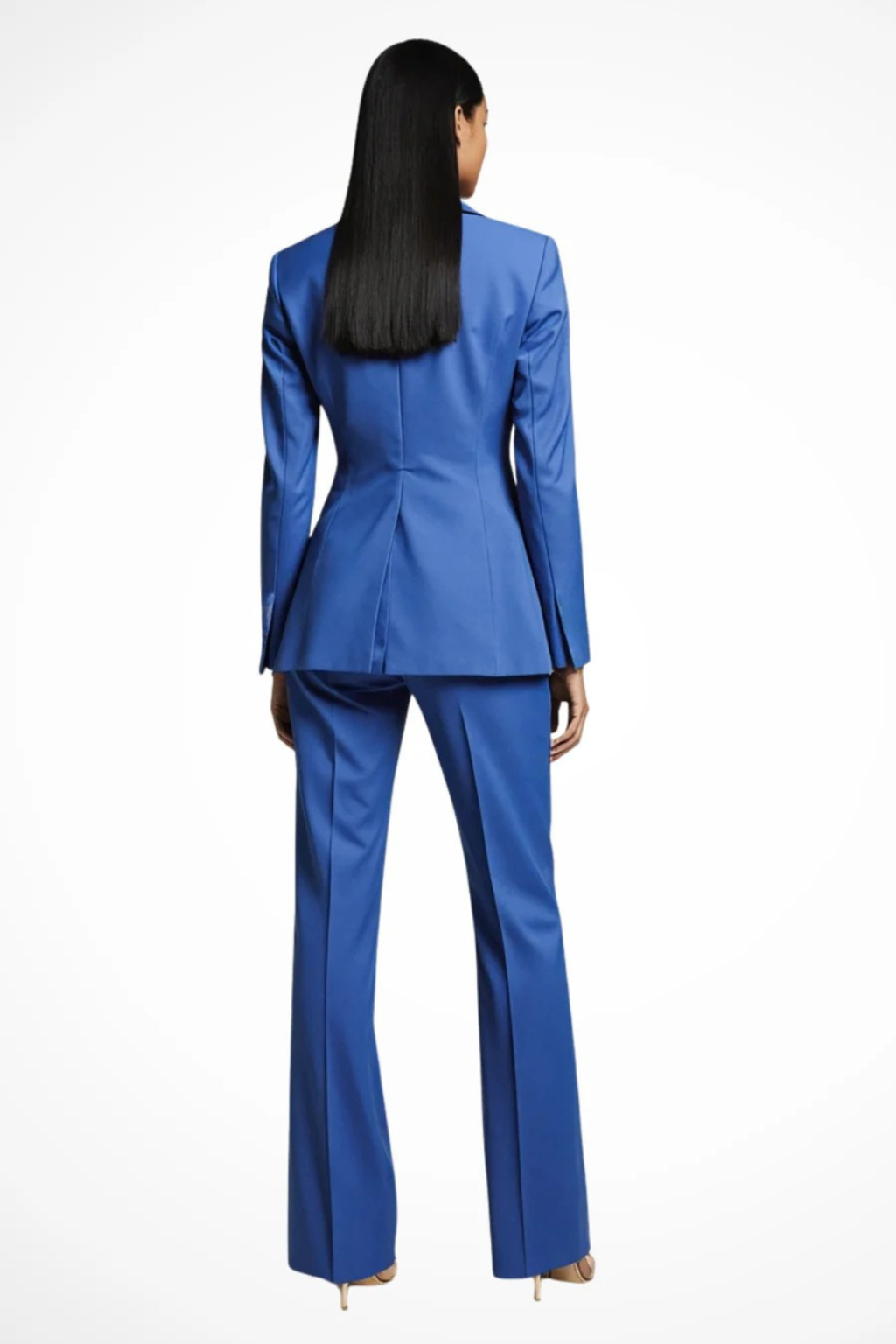 Conjunto Mujer Blazer Estructurado y Pantalones Pierna Ancha