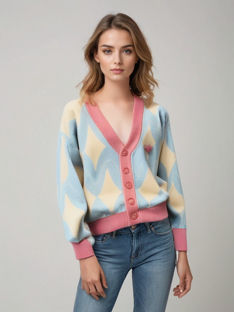Cárdigan Mujer de Punto Suave Diseño Relajado - Mavetta