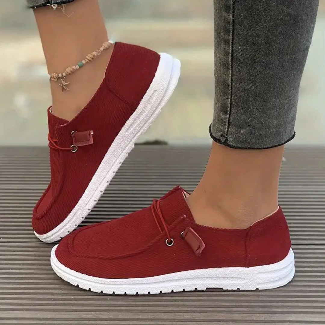 Zapatillas Mujer sin Cordones Diseño Ligero Suela Plana