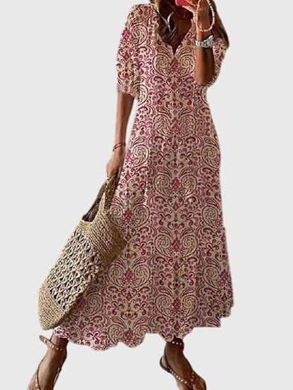 Vestido Bohemio Mujer de Verano Estilo Suelto