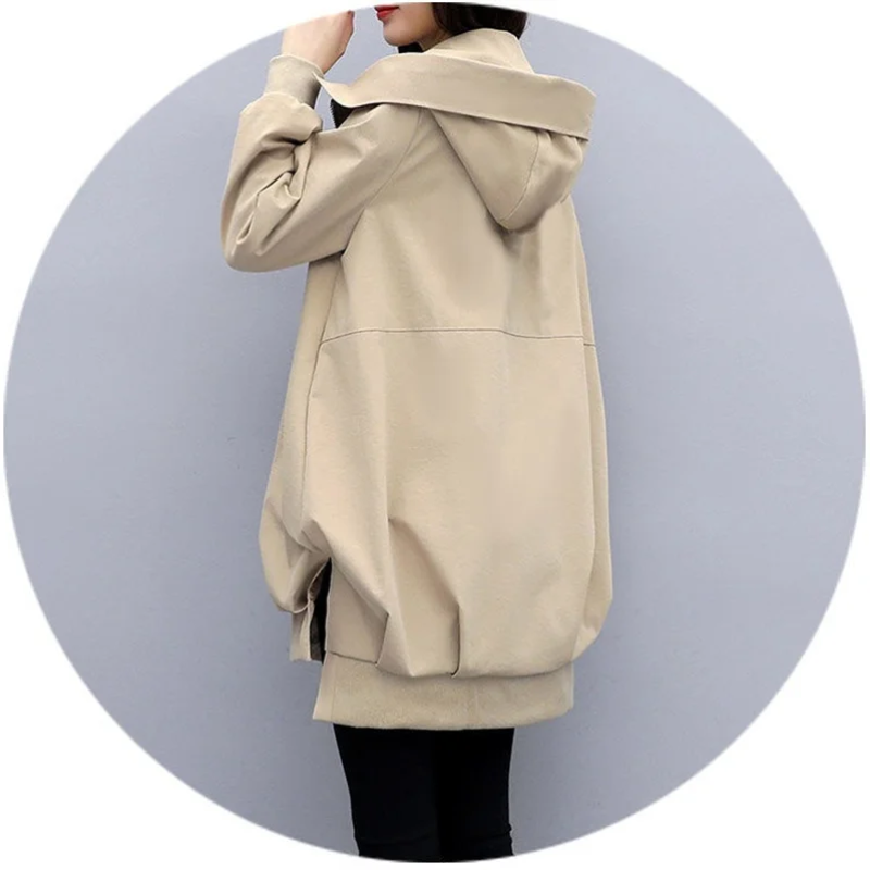 Trench Coat Mujer Ligero con Cremallera Corte Relajado