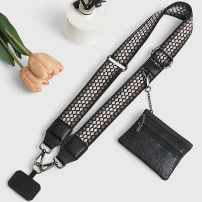 Bolso Bandolera Mujer con Porta Teléfono Diseño Refinado