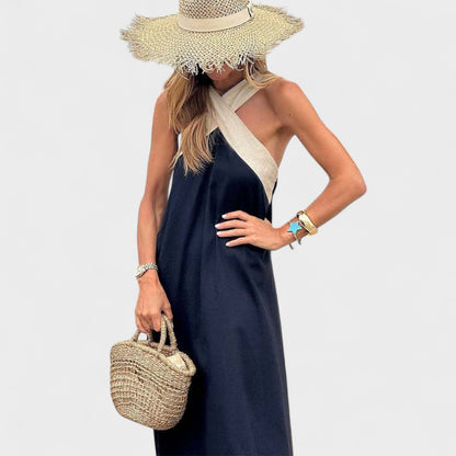 Vestido maxi mujer de verano estilo elegante