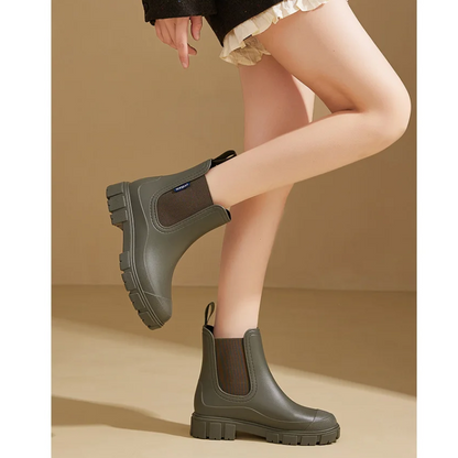 Botas Chelsea Mujer Impermeables con Tiradores