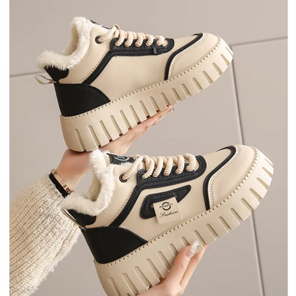 Botines Mujer Altos Invierno Estampado Logo