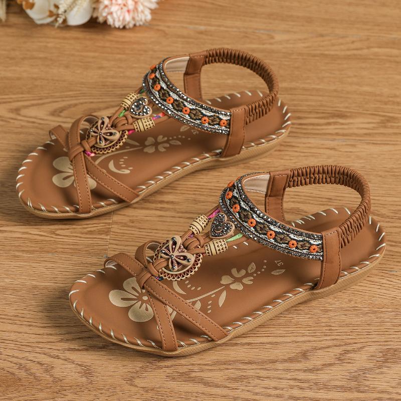 Sandalias ortopédicas mujer estilo ibiza comodidad