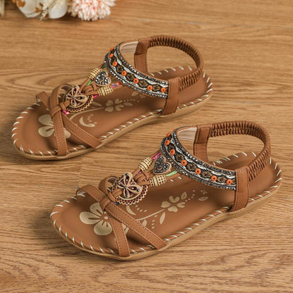Sandalias ortopédicas mujer estilo ibiza comodidad