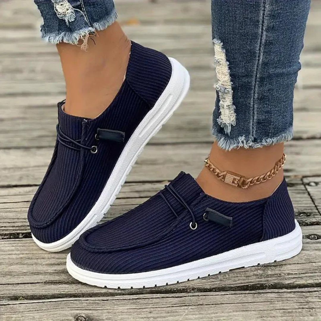 Zapatillas Mujer sin Cordones Diseño Ligero Suela Plana