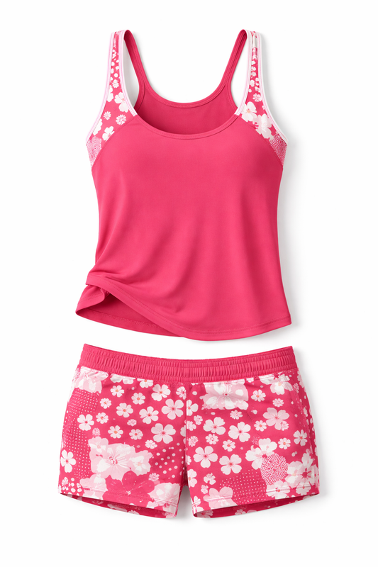 Conjunto bikini mujer dos piezas estampado floral - Mavetta