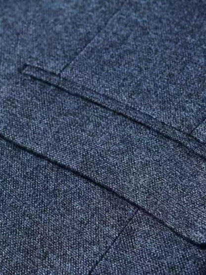Blazer Hombre con Cierre Dos Botones Corte Clásico