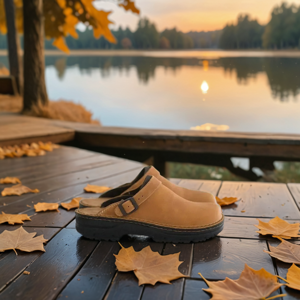 Zapatillas ortopédicas mujer de piel diseño cómodo