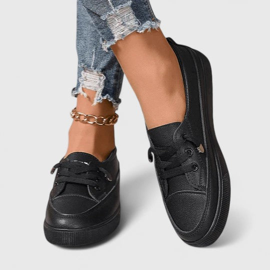 Zapatillas Mujer Clasicas Primavera Bajas con Cordones