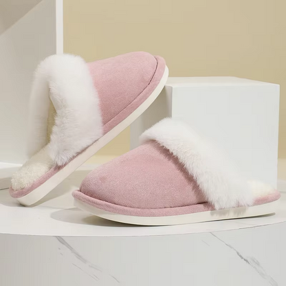 Zapatillas Casa Mujer Forro Piel Sintética Punta Redonda
