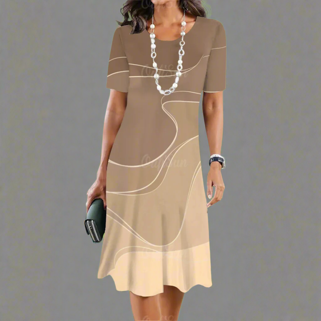 Vestido Verano Mujer Degradado Sin Mangas