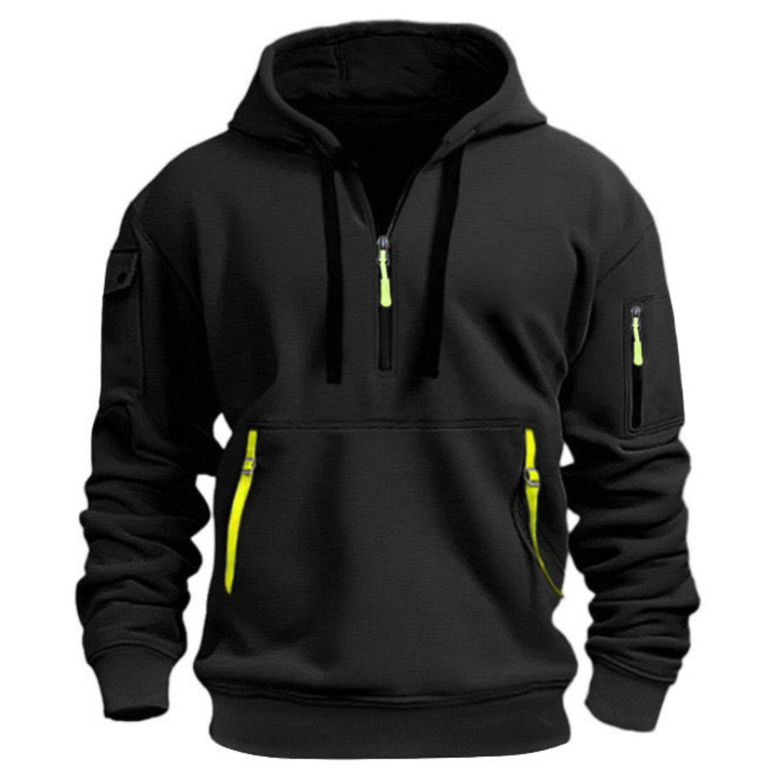 Sudadera Hombre con Capucha Invierno Ajuste Regular