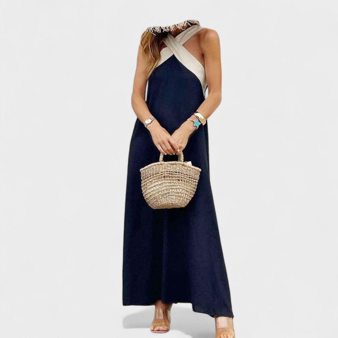 Vestido maxi mujer de verano estilo elegante