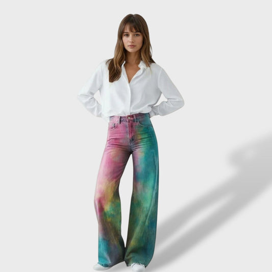 Pantalones Mujer Boho Vintage Corte Amplio - Mavetta