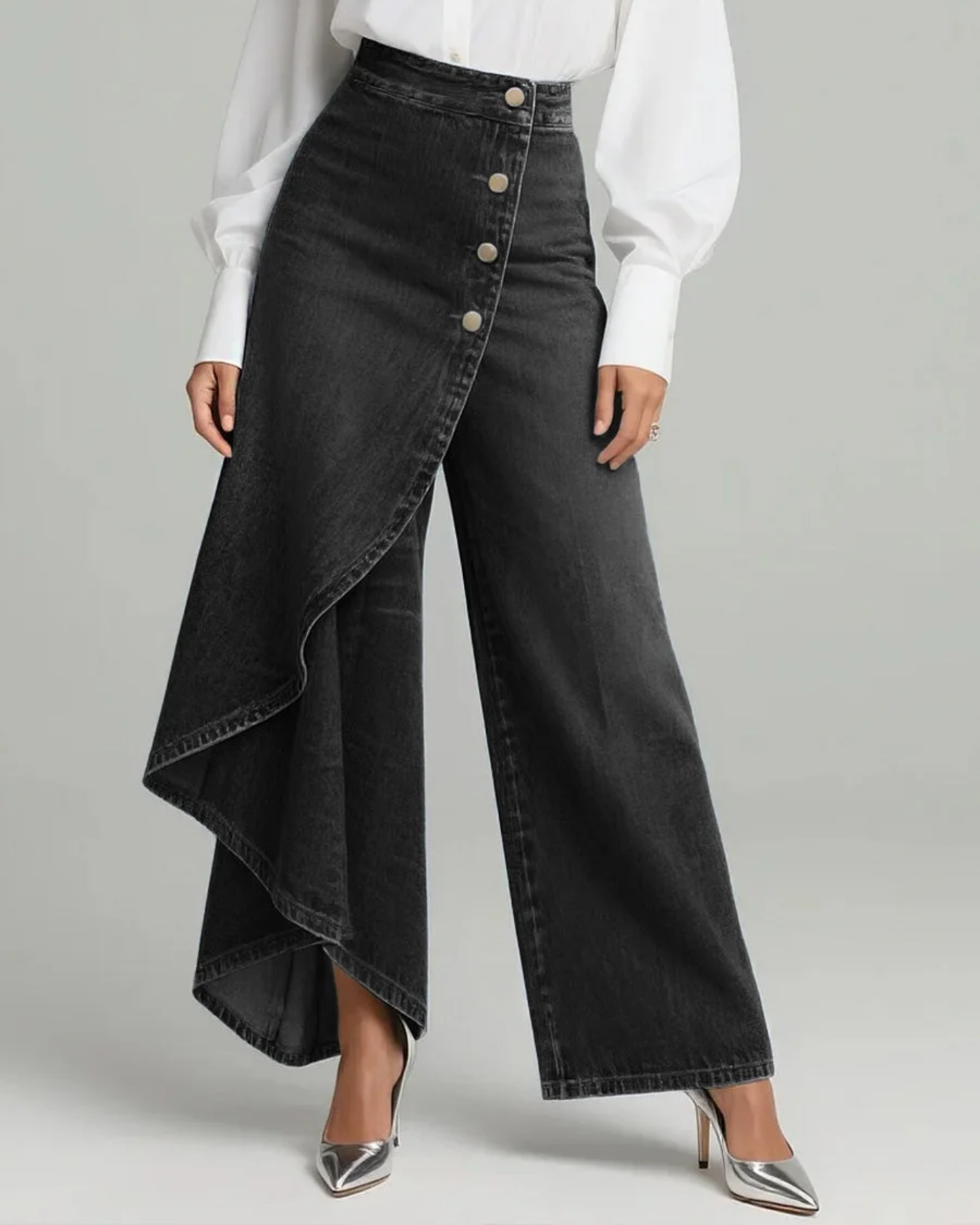Pantalones vaqueros mujer corte recto y ajuste cómodo
