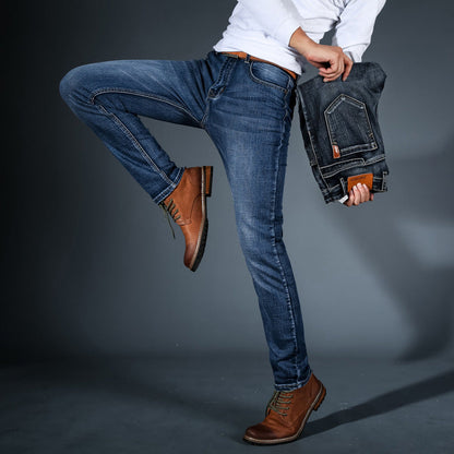 Jeans hombre elásticos slim fit cómodos estilo moderno diario - Mavetta
