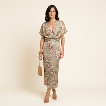 Vestido midi mujer corte recto - Mavetta