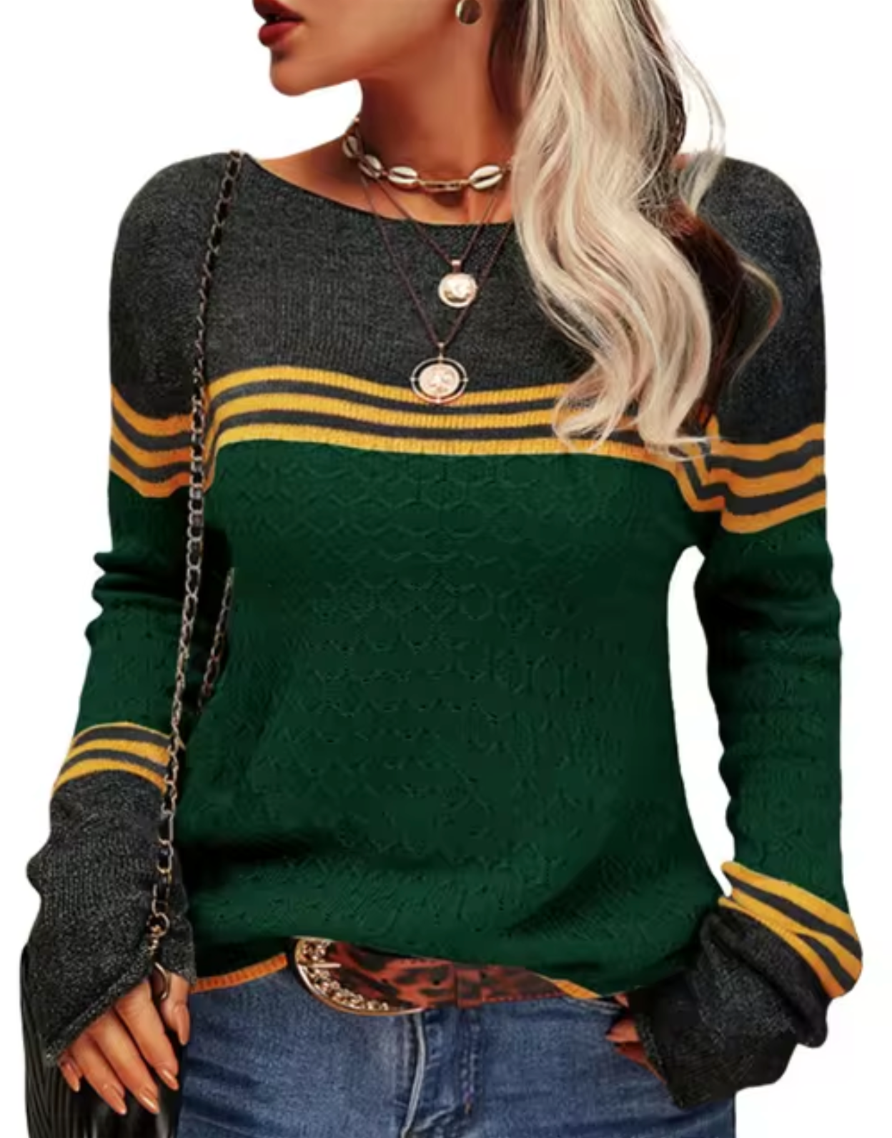 Jersey Mujer de Punto Ajustado