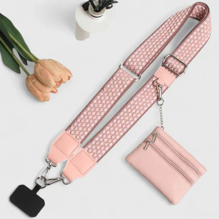 Bolso Bandolera Mujer con Porta Teléfono Diseño Refinado