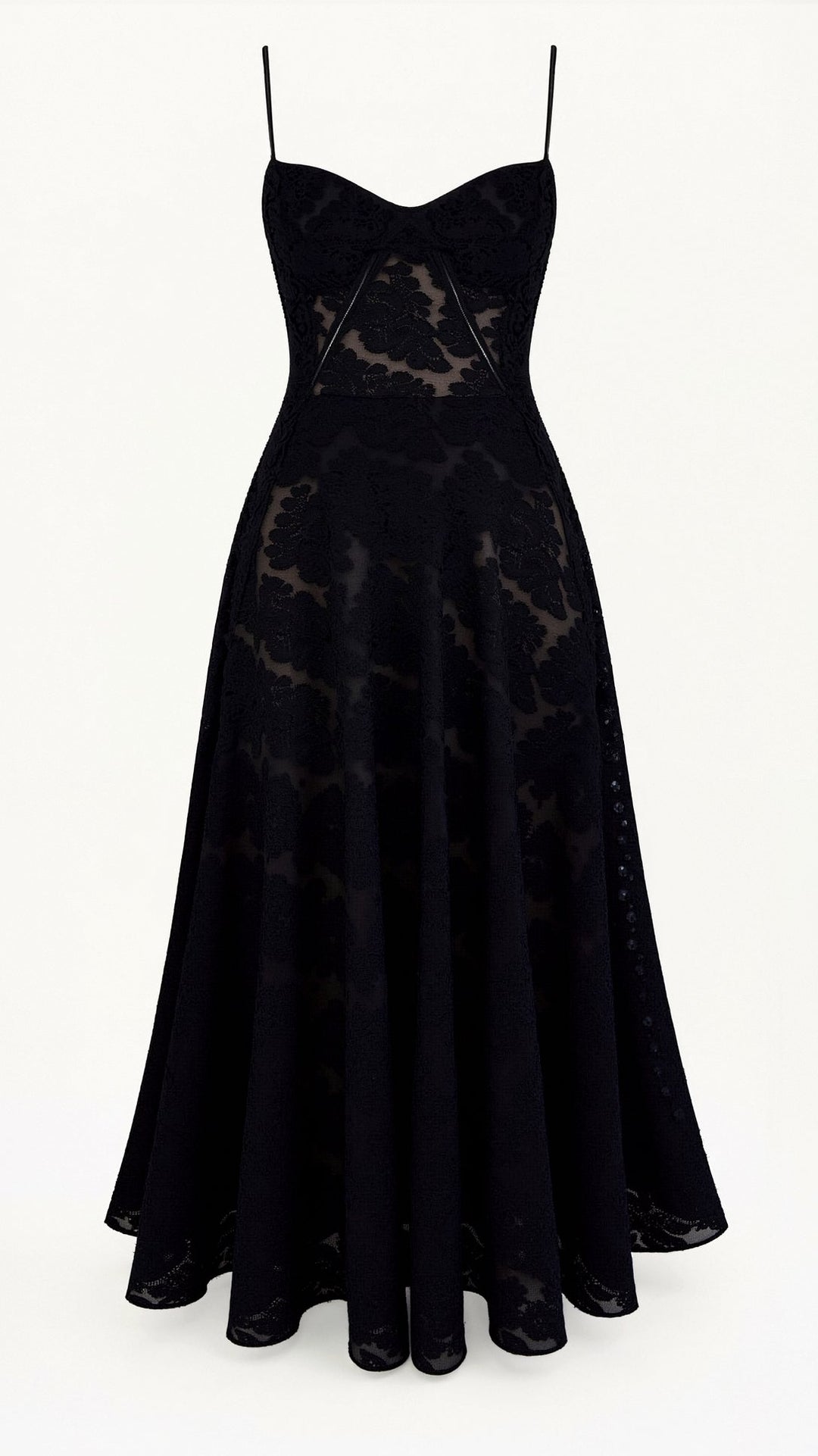Vestido maxi mujer lencero invitada boda elegante