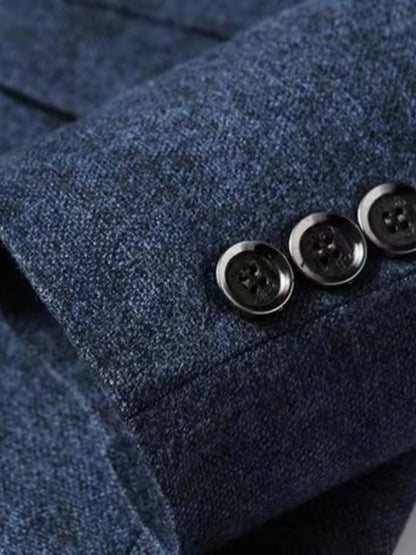 Blazer Hombre con Cierre Dos Botones Corte Clásico