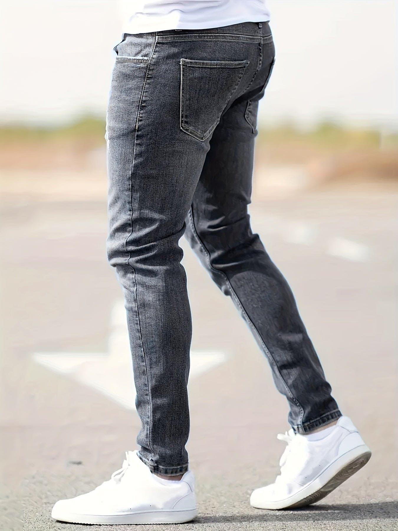 Pantalones Jeans Hombre Slim Fit Ajuste Moderno Casual