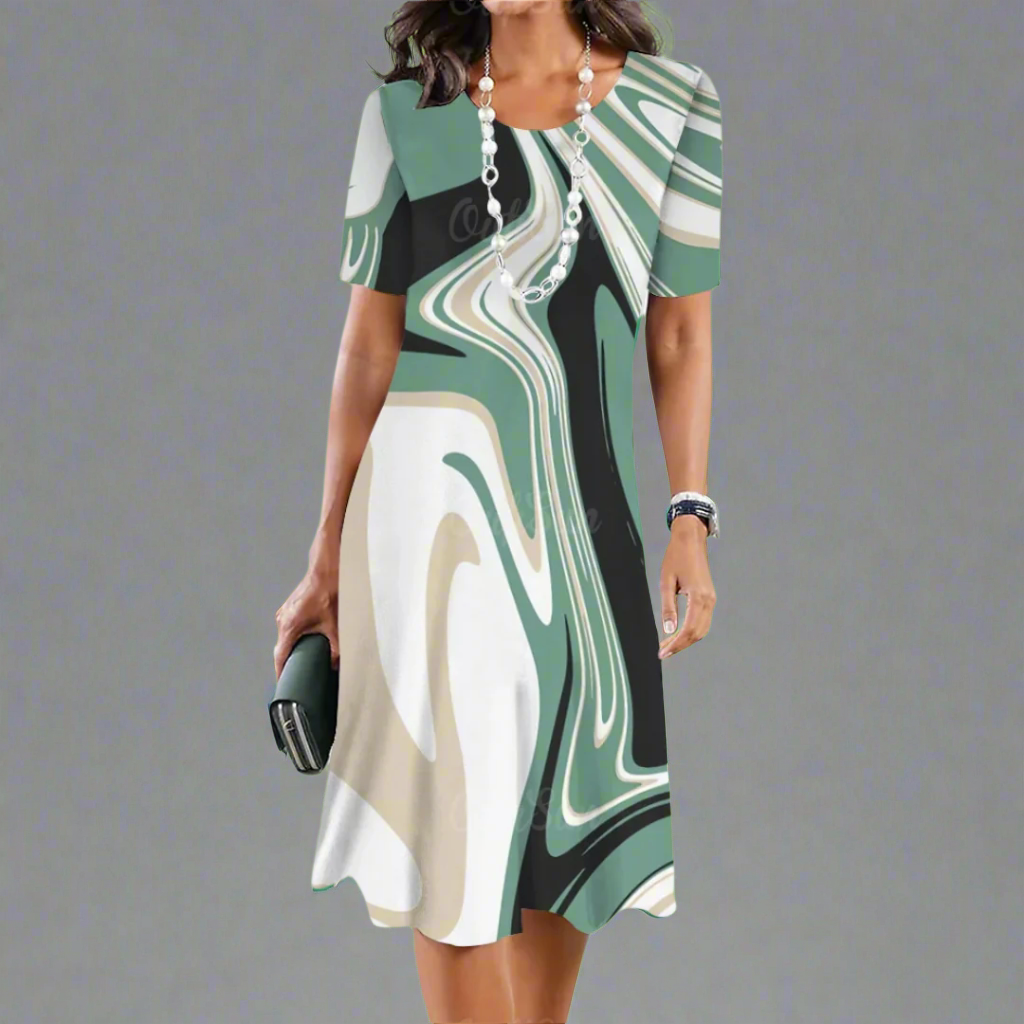 Vestido Verano Mujer Degradado Sin Mangas