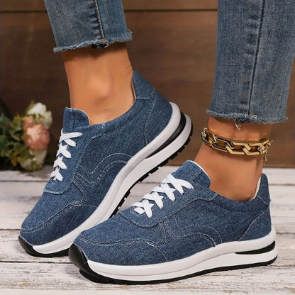 Zapatillas mujer estilo vaquero suela ligera y cómoda