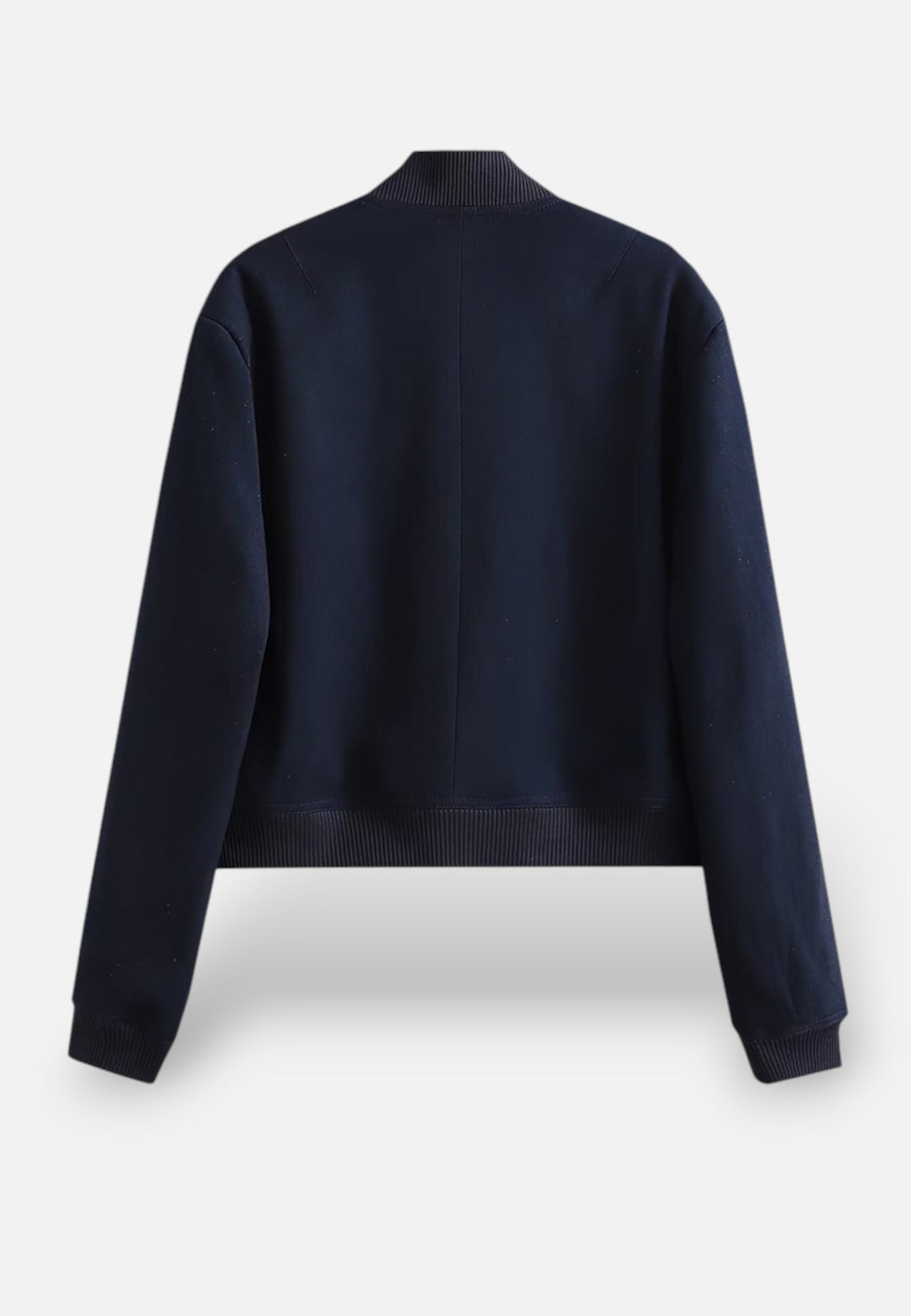 Chaqueta Bomber Mujer Corta Botonadura Simple Bolsillos