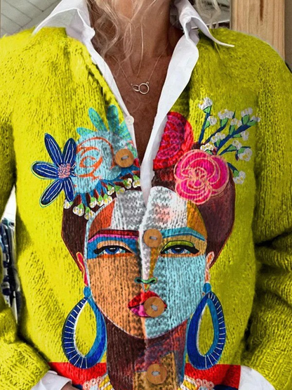 Jersey mujer de punto suave estilo versátil - Mavetta