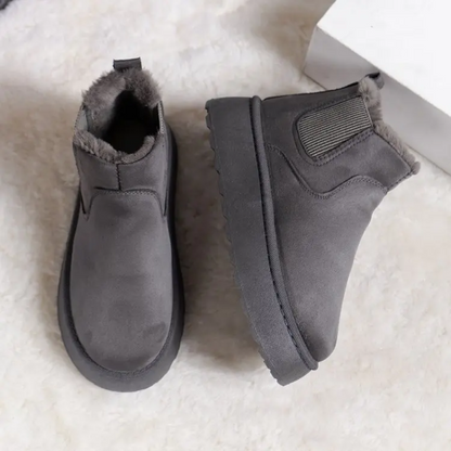 Botas invierno Mujer forradas Punta redonda cómodas
