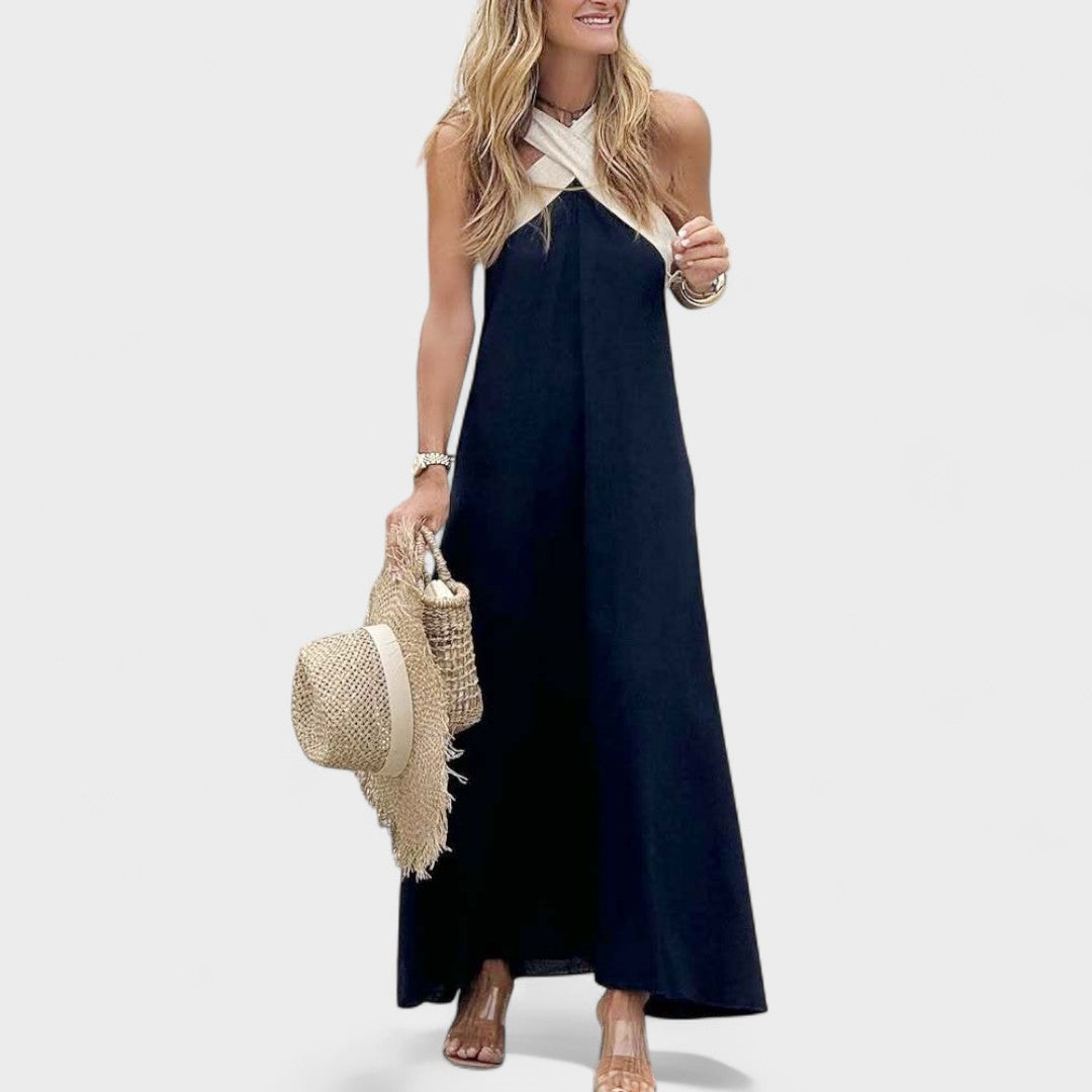 Vestido maxi mujer de verano estilo elegante