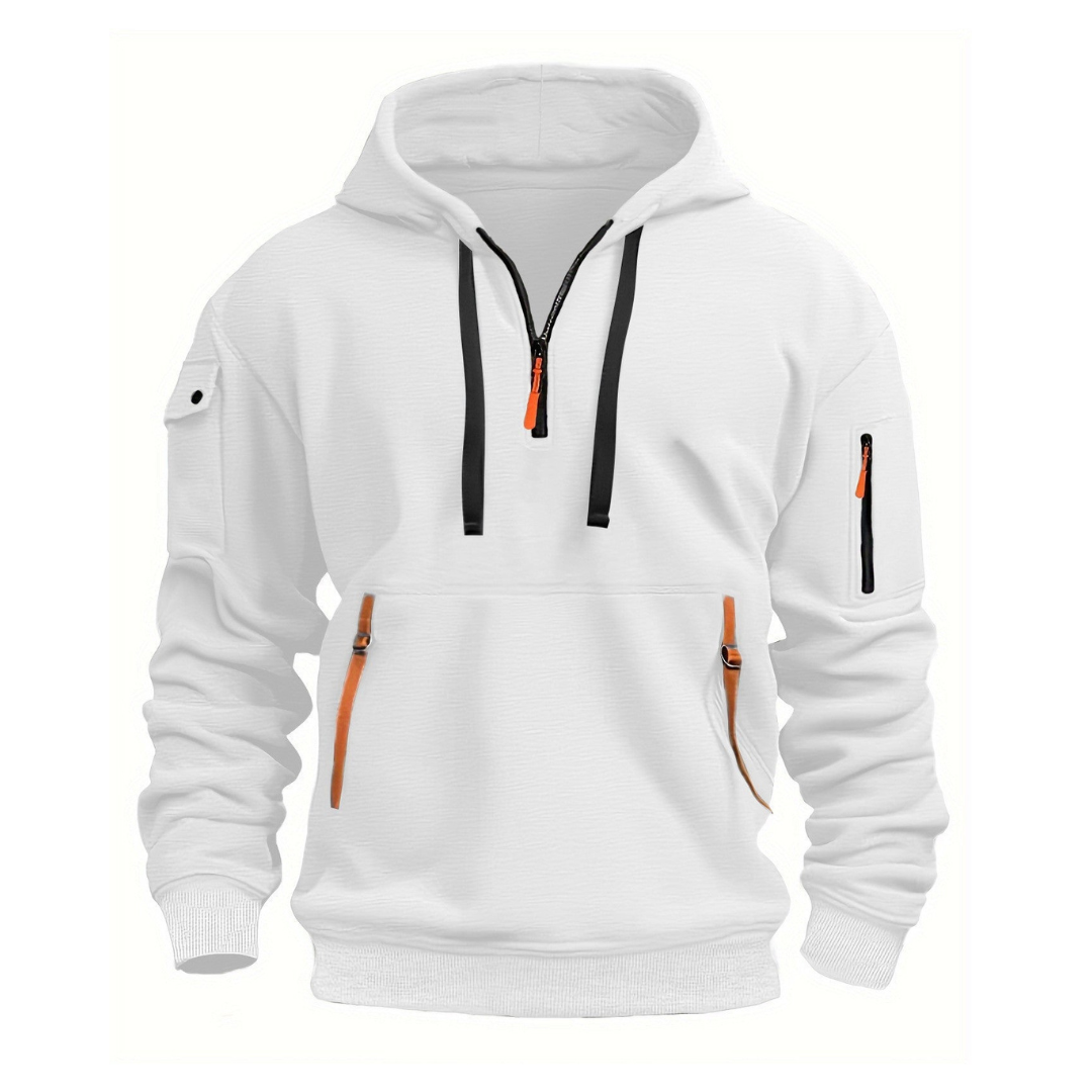Sudadera Hombre con Capucha Invierno Ajuste Regular