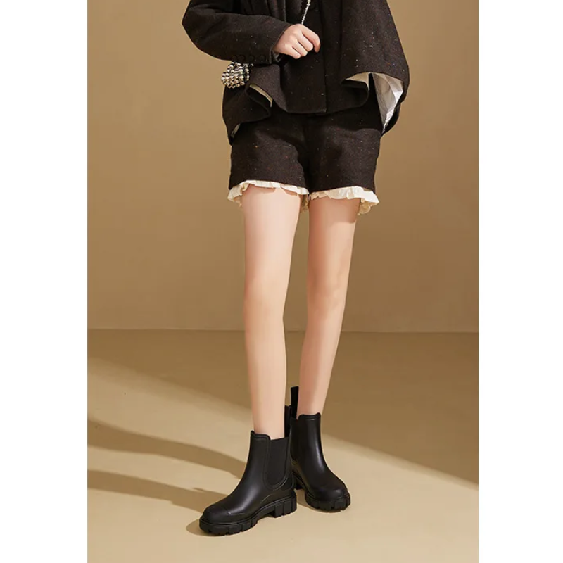Botas Chelsea Mujer Impermeables con Tiradores