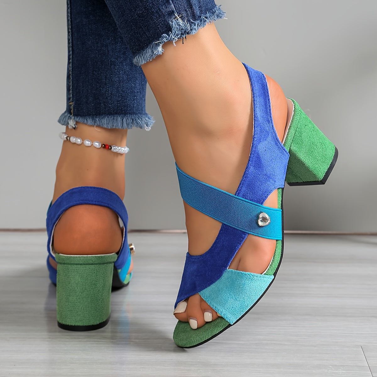 Tacones Bloque Mujer Ortopédicos Comodos