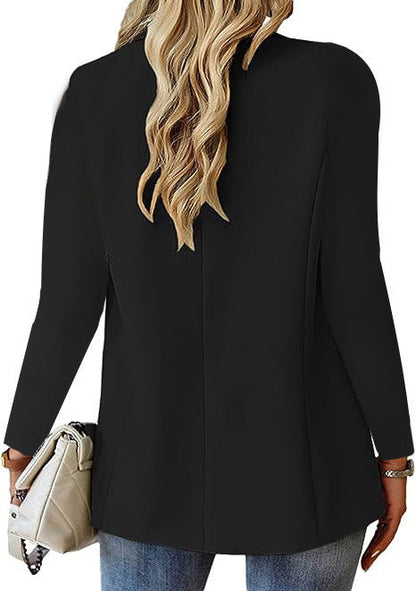 Chaqueta Blazer Mujer Traje Manga Larga Ajuste Clásico