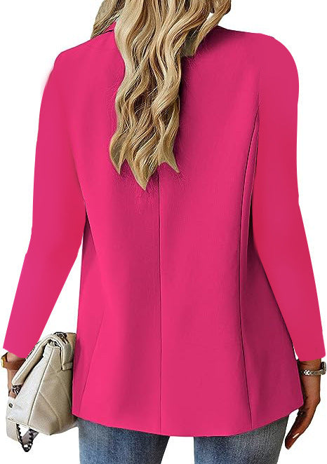 Chaqueta Blazer Mujer Traje Manga Larga Ajuste Clásico