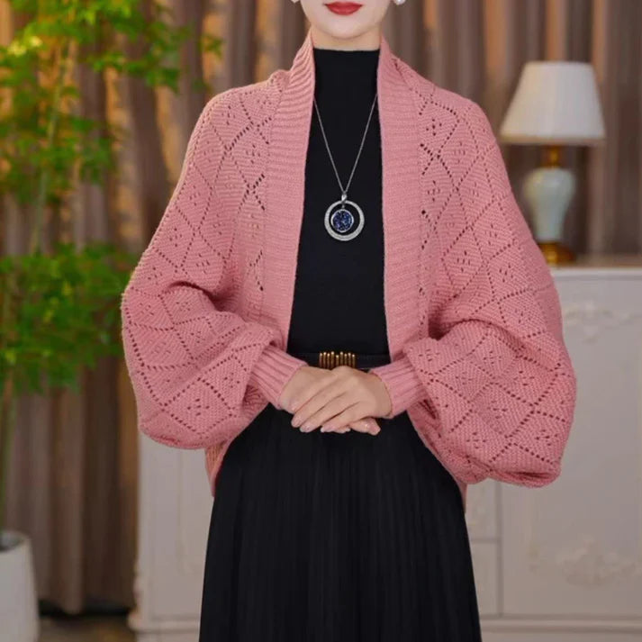 Chaleco Mujer de Punto Estilo Chal