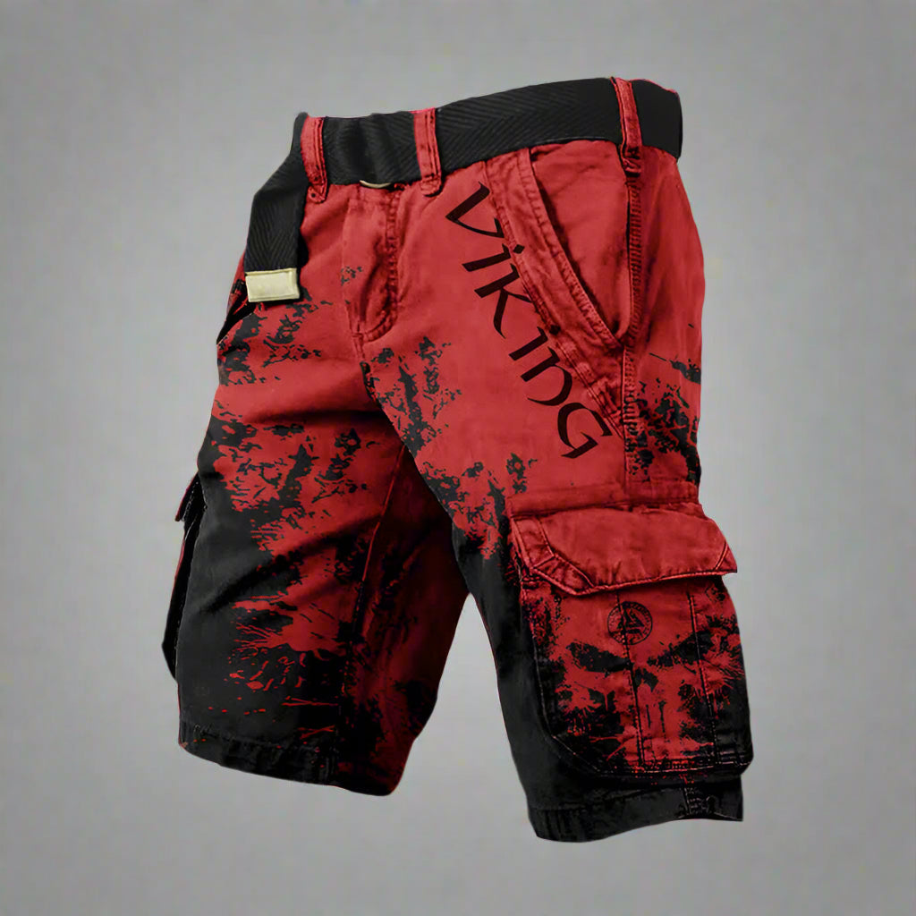 Bermudas cargo hombre Algodón Estampado Moderno