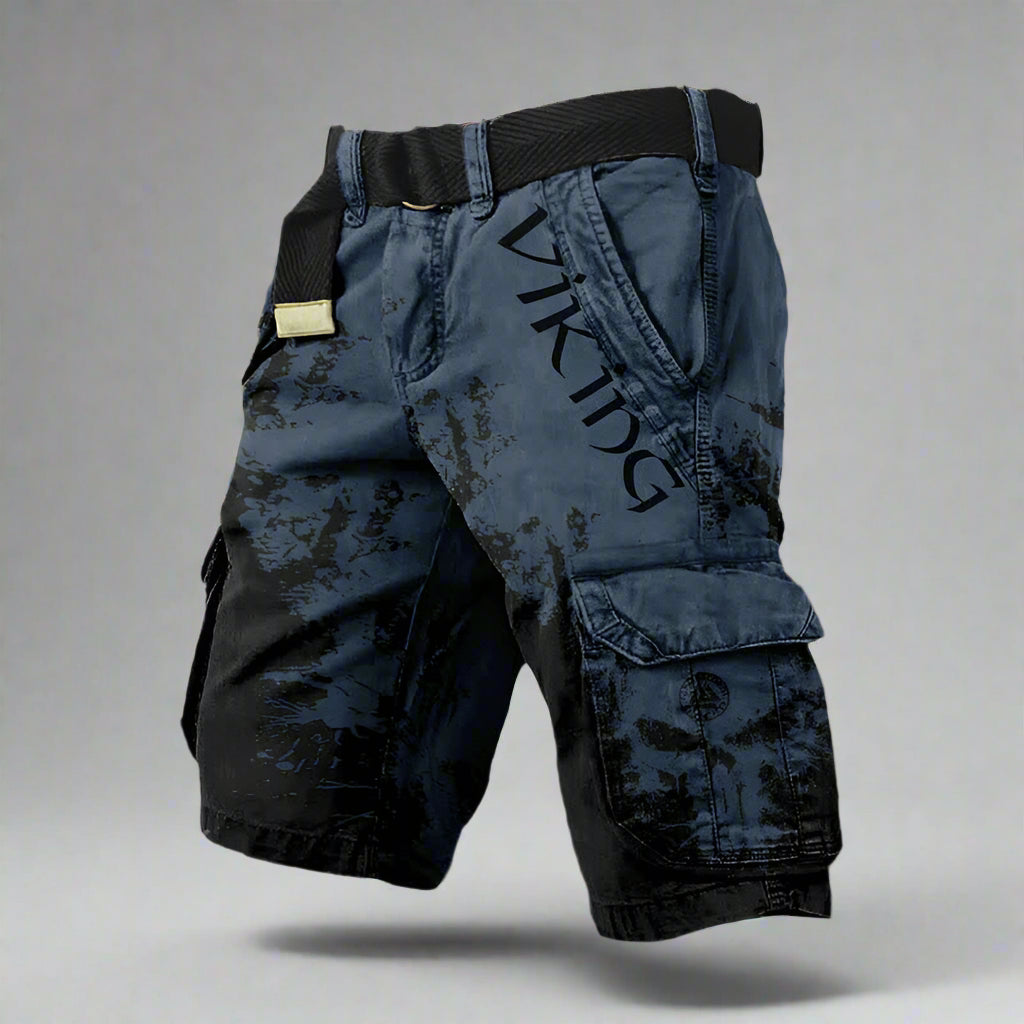 Bermudas cargo hombre Algodón Estampado Moderno
