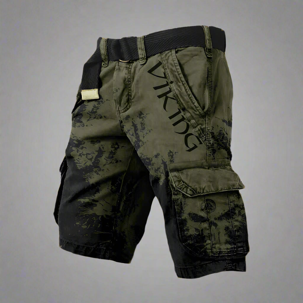 Bermudas cargo hombre Algodón Estampado Moderno
