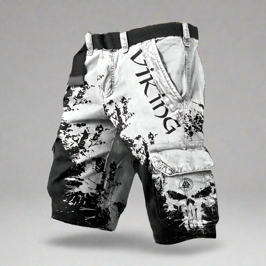 Bermudas cargo hombre Algodón Estampado Moderno - Mavetta