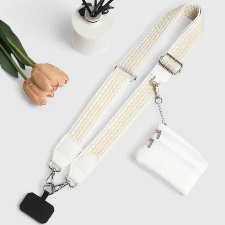 Bolso Bandolera Mujer con Porta Teléfono Diseño Refinado
