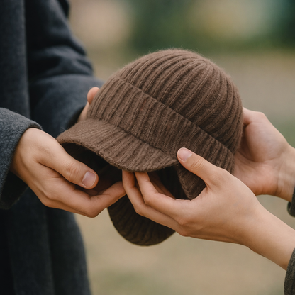 Gorro Invierno Unisex Lana Protección Orejas Ajuste Cómodo