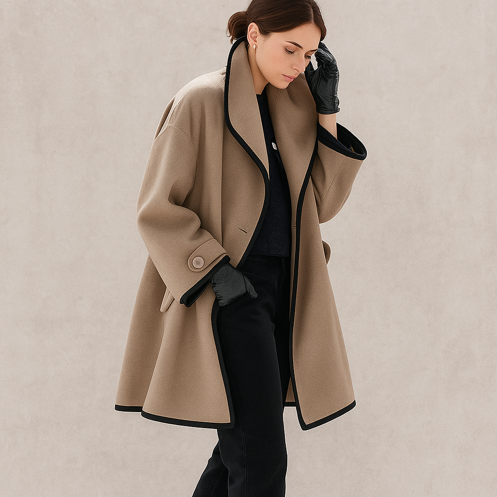 Abrigo Mujer Oversize Gabardina Invierno Diseño